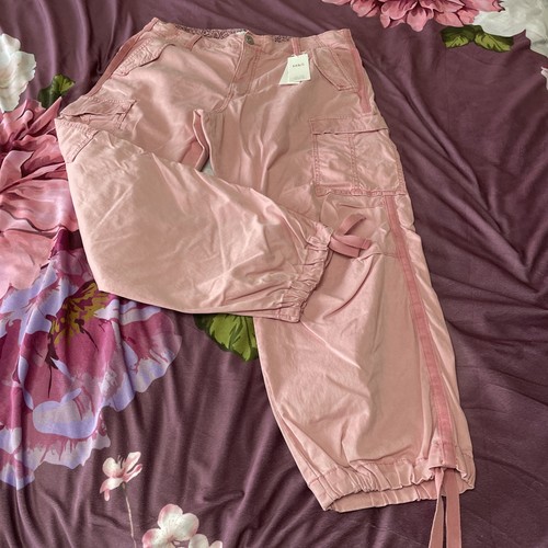 Ladies pink cargo - m&s,