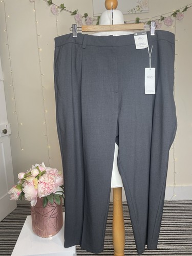 Ladies grey tapered ankle - m&s,