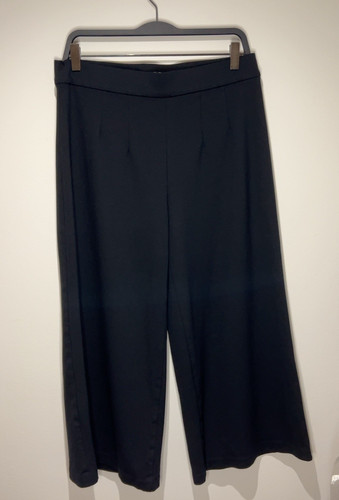 Ladies black wide leg - m&s,