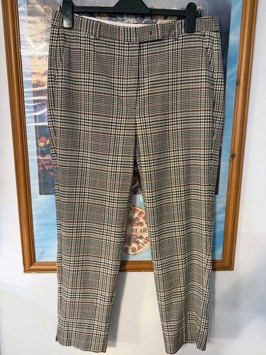 Ladies checked trousers size