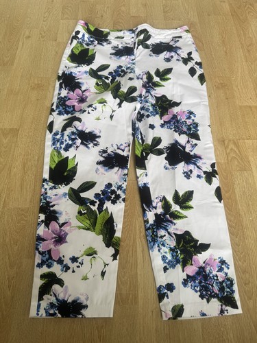 Ladies white floral - m&s, white/floral