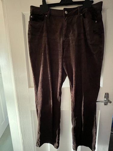 Dark brown corduroy - m&s,
