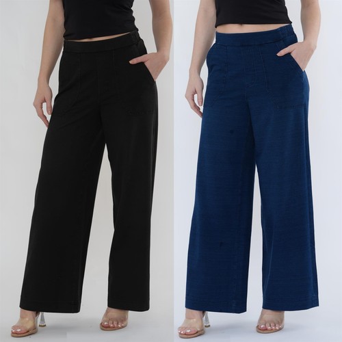 Womens denim wide leg - ex,