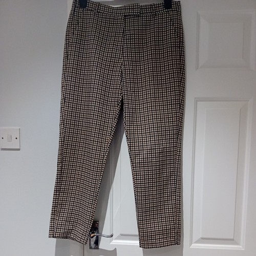 Ladies brown black check smart - ladies,