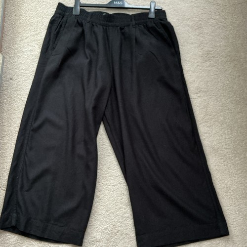 Ladies linen mix black - ladies,