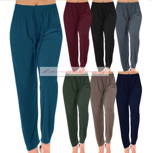 Ladies straight leg trousers - leg,