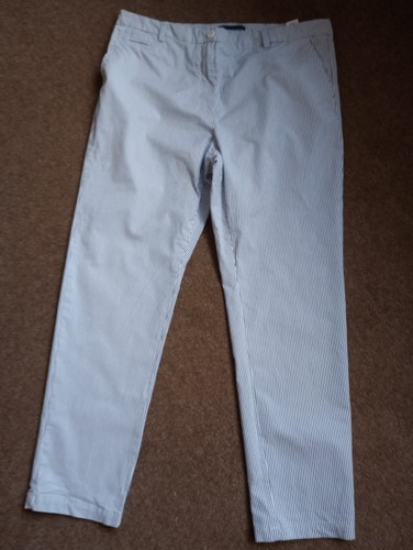 Ladies navy and white - m&s,