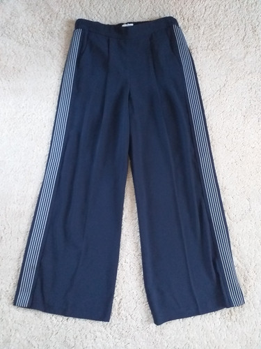 Ladies wide leg navy - m&s,