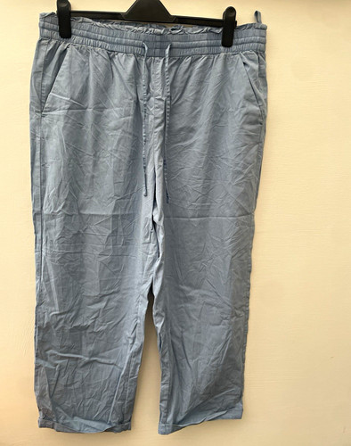 Ladies blue elastic - m&s, waist