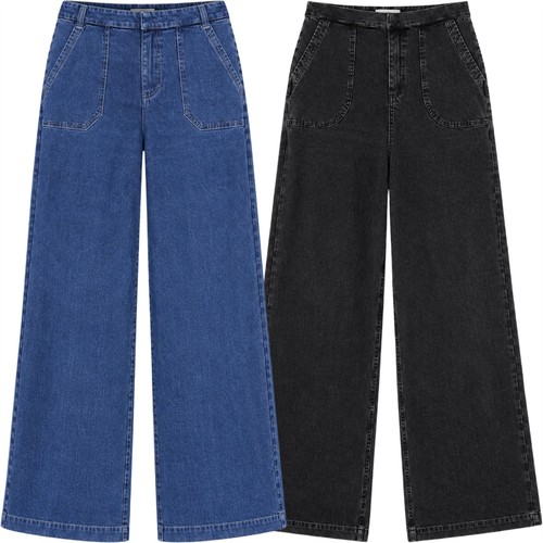 Ladies denim trousers - ladies,